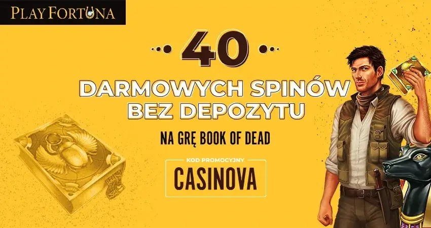 kod promocyjny na 40 darmowych spinów w Polsce