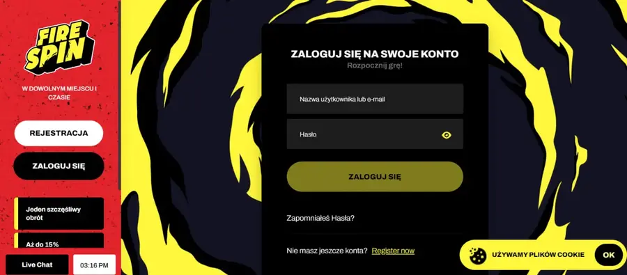 polskie kasyno online Firespinoferuje kody promocyjne na darmowe spiny