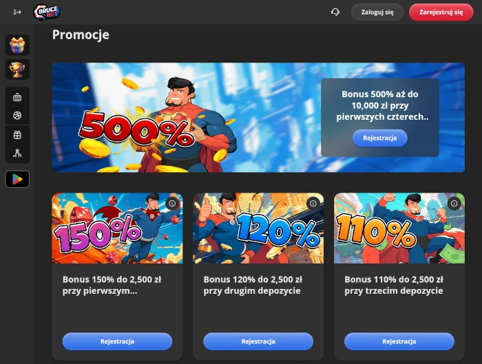 Brucebet bonus bez depozytu Brucebet bonus bez depozytu