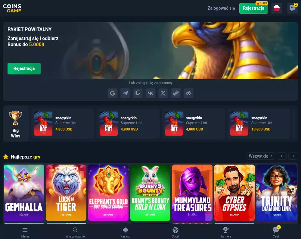 Coins Game bonus code