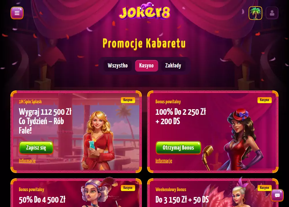 Joker 8 promo code