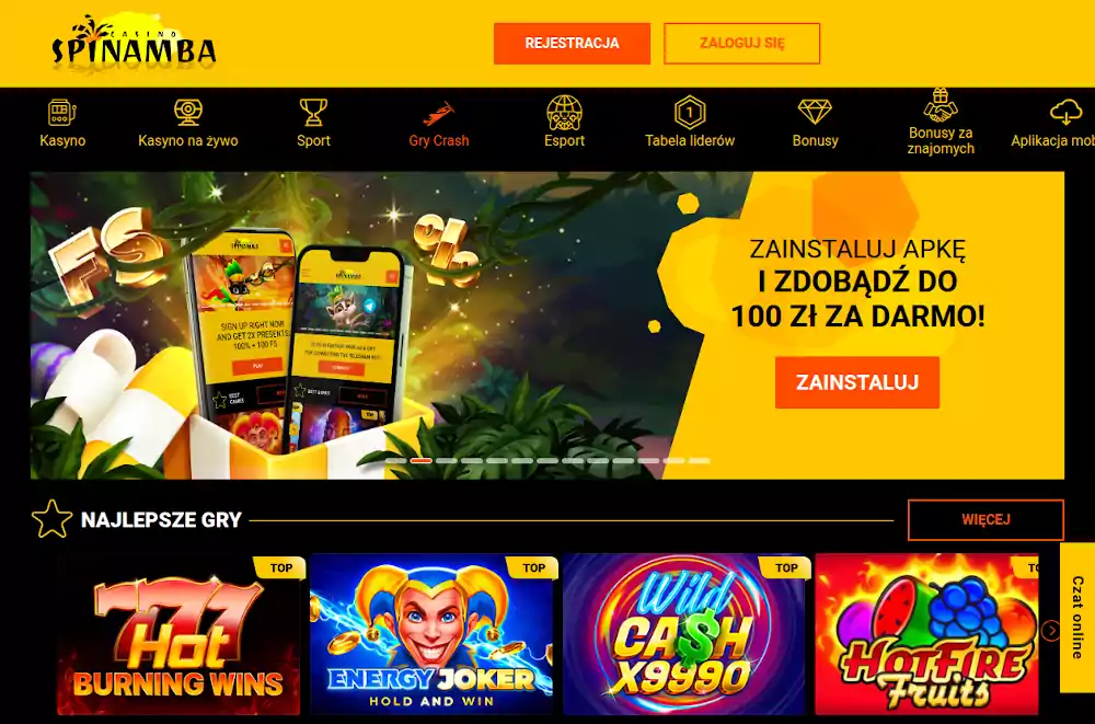 Spinamba kasyno strona spinamba free spins no deposit bonus codes