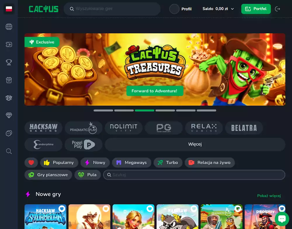 Cactus bonus bez depozytu