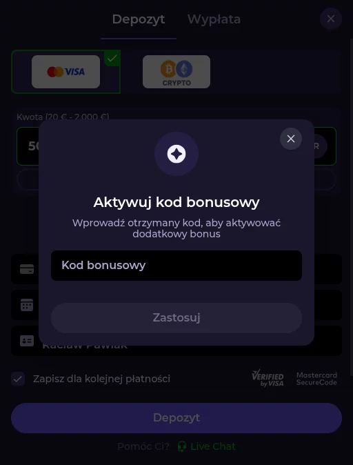 Wykorzystanie BettySpin promo code Wykorzystanie BettySpin promo code