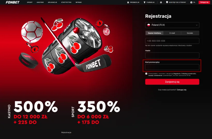 Fonbet kod promocyjny wpisujemy podczas rejestracji Fonbet kod promocyjny wpisujemy podczas rejestracji