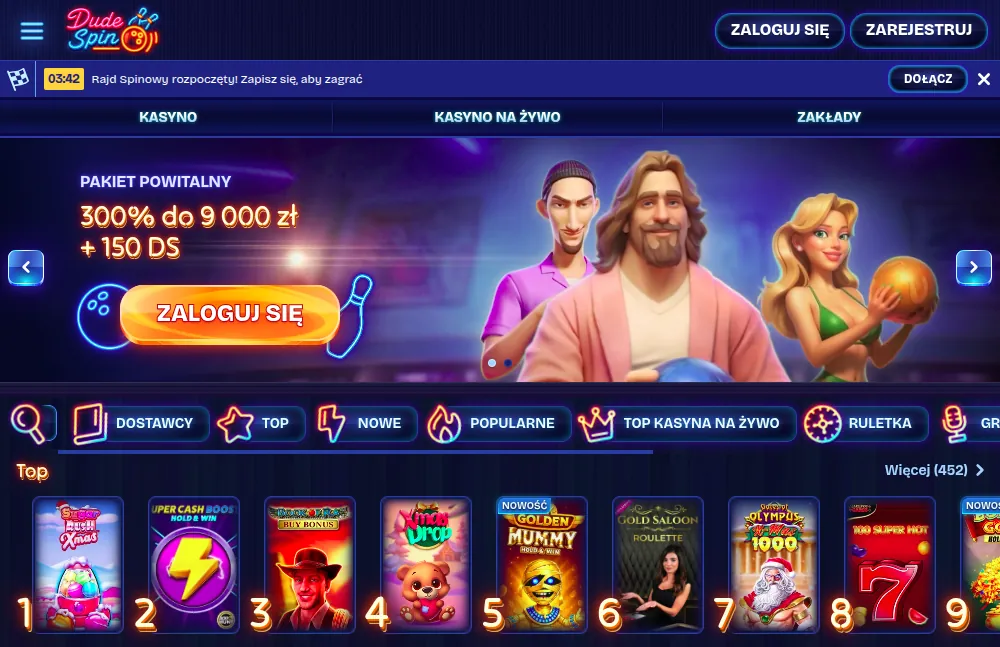 Dudespin casino strona główna Dudespin casino strona główna