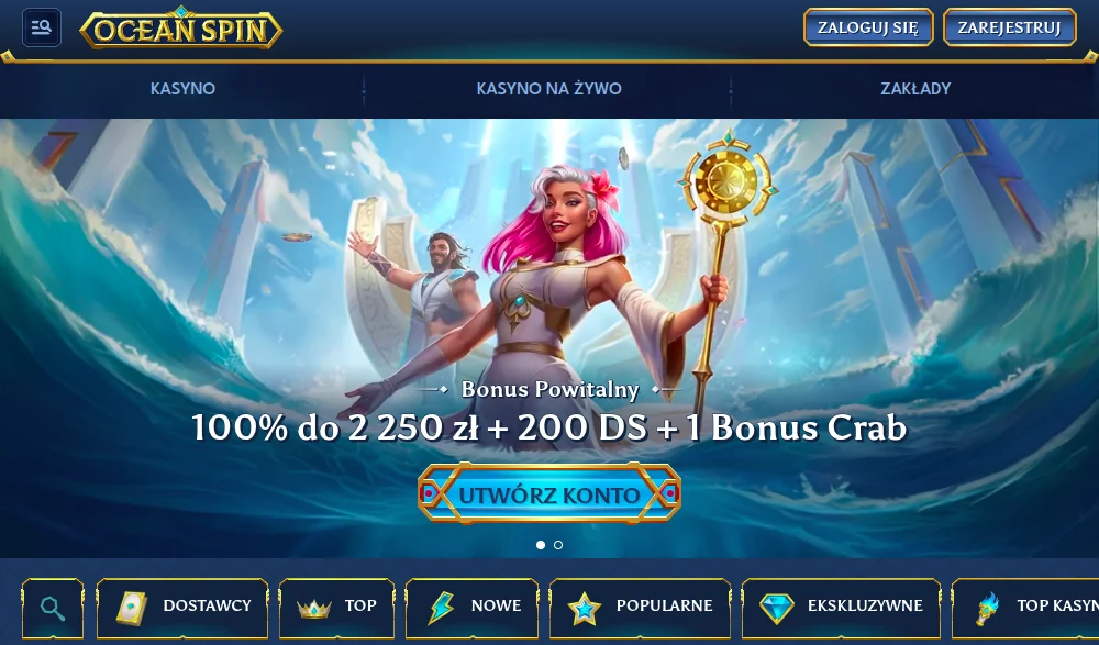 Oceanspin kasyno strona gł&oacute;wna